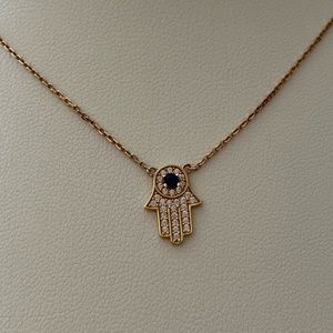 14k rose gold hamsa hand chain , , if you pay out of poshmark $180